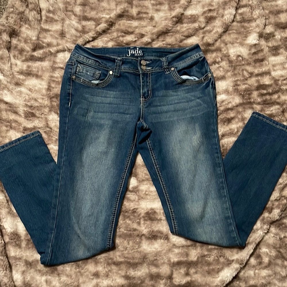 Straight leg jeans